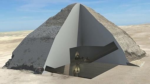 Misterios de Egipto. 3-d-cutaway-of-bent-pyramid-160427--510x286