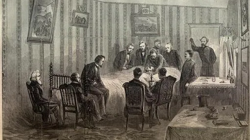 Abraham Lincoln más allá del mito: la supuesta homosexualidad de un presidente racista Lincoln_at_his_death_bed--510x286