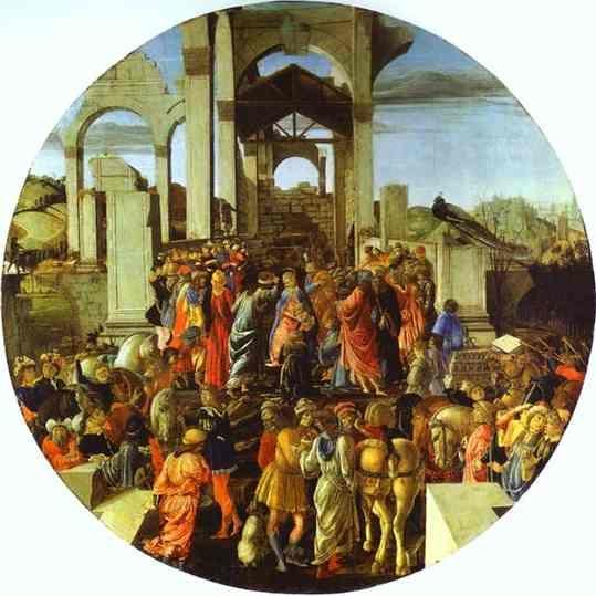 À l'école  des oeuvres d'Art bibliques. Botticelli11