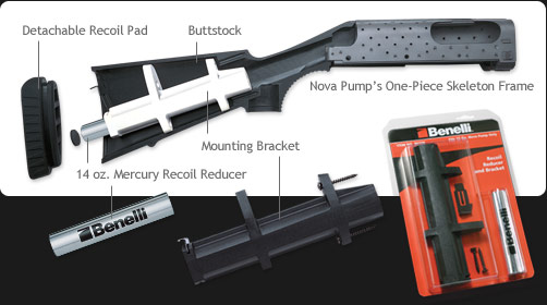 benelli nova changer le butt pad 80208