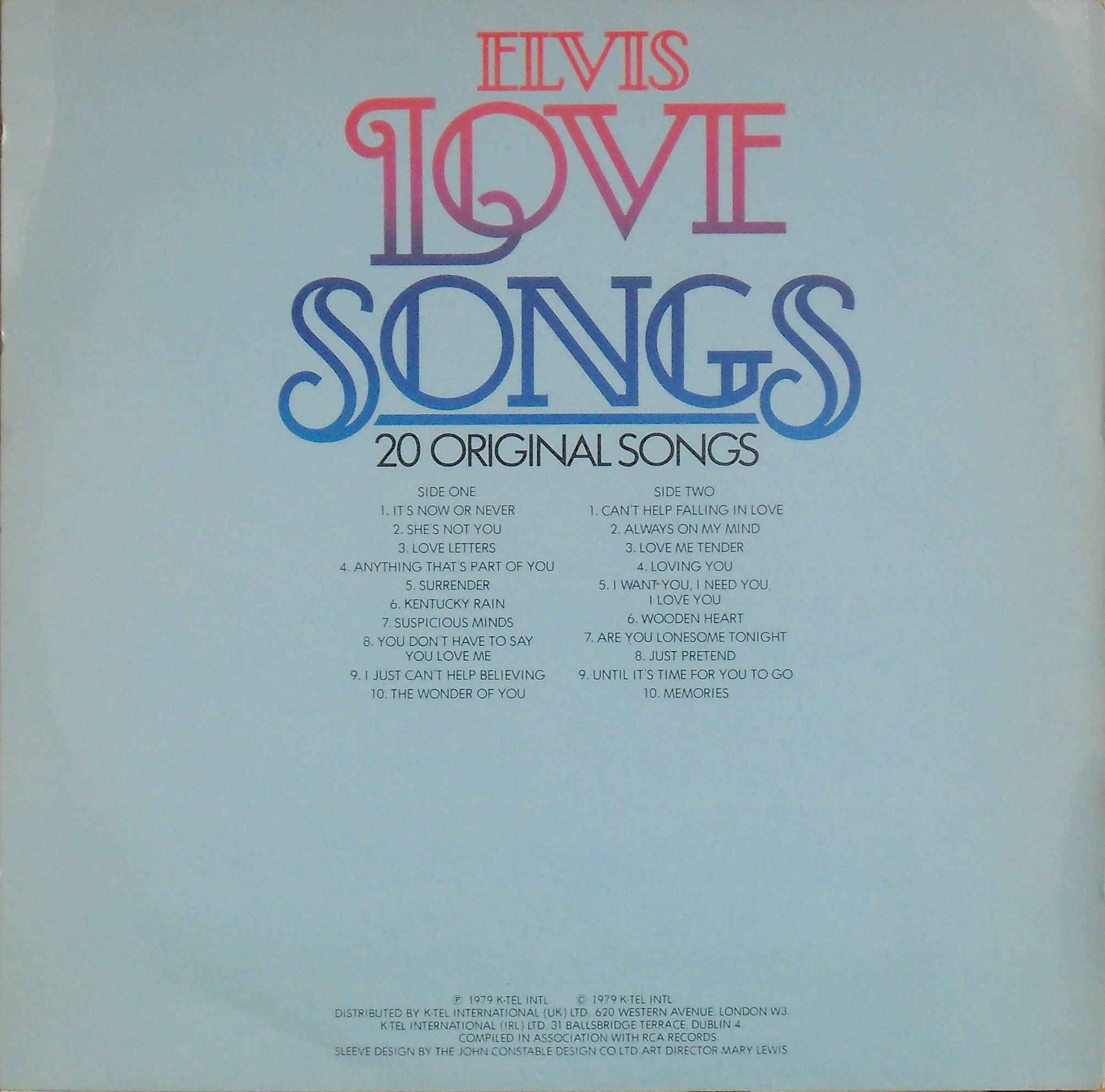 UK - ELVIS LOVE SONGS 02qgc3h