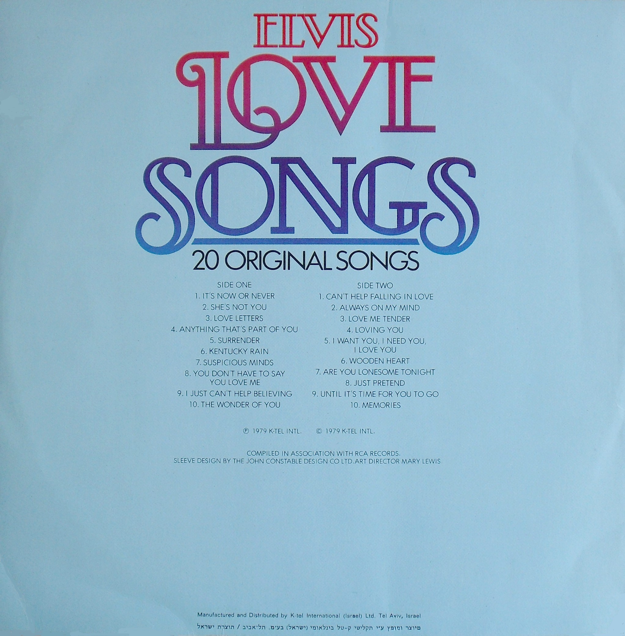 Israel - ELVIS LOVE SONGS 02rscef6d