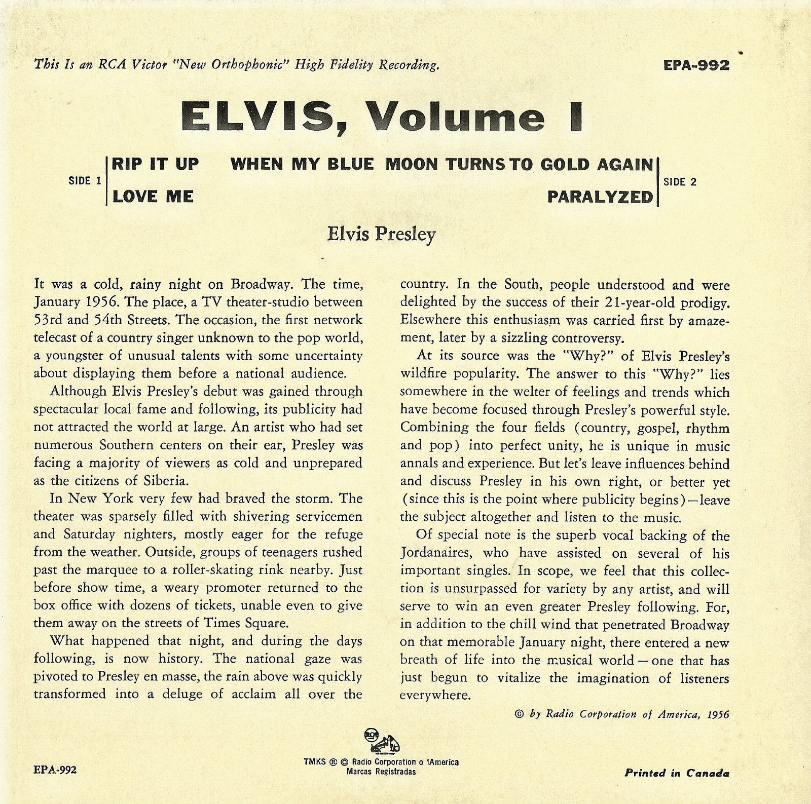 ELVIS VOL. 1 05iwphh