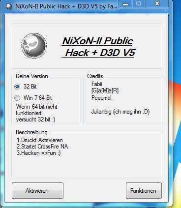 [CrossFire NA] NiXoN-II Public D3D Hack v5 بتاريخ 29/5/2012 3527l0