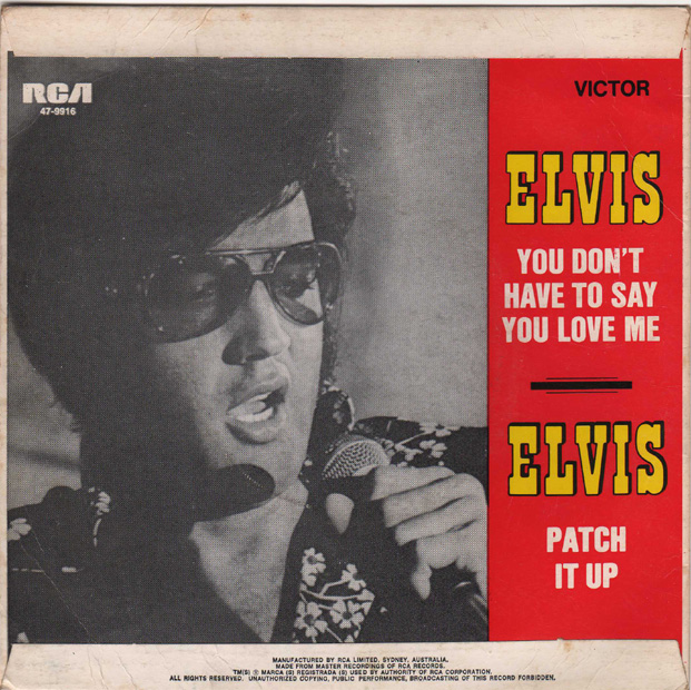 You Don't Have To Say You Love Me / Patch It Up 47-9916b8ro0v