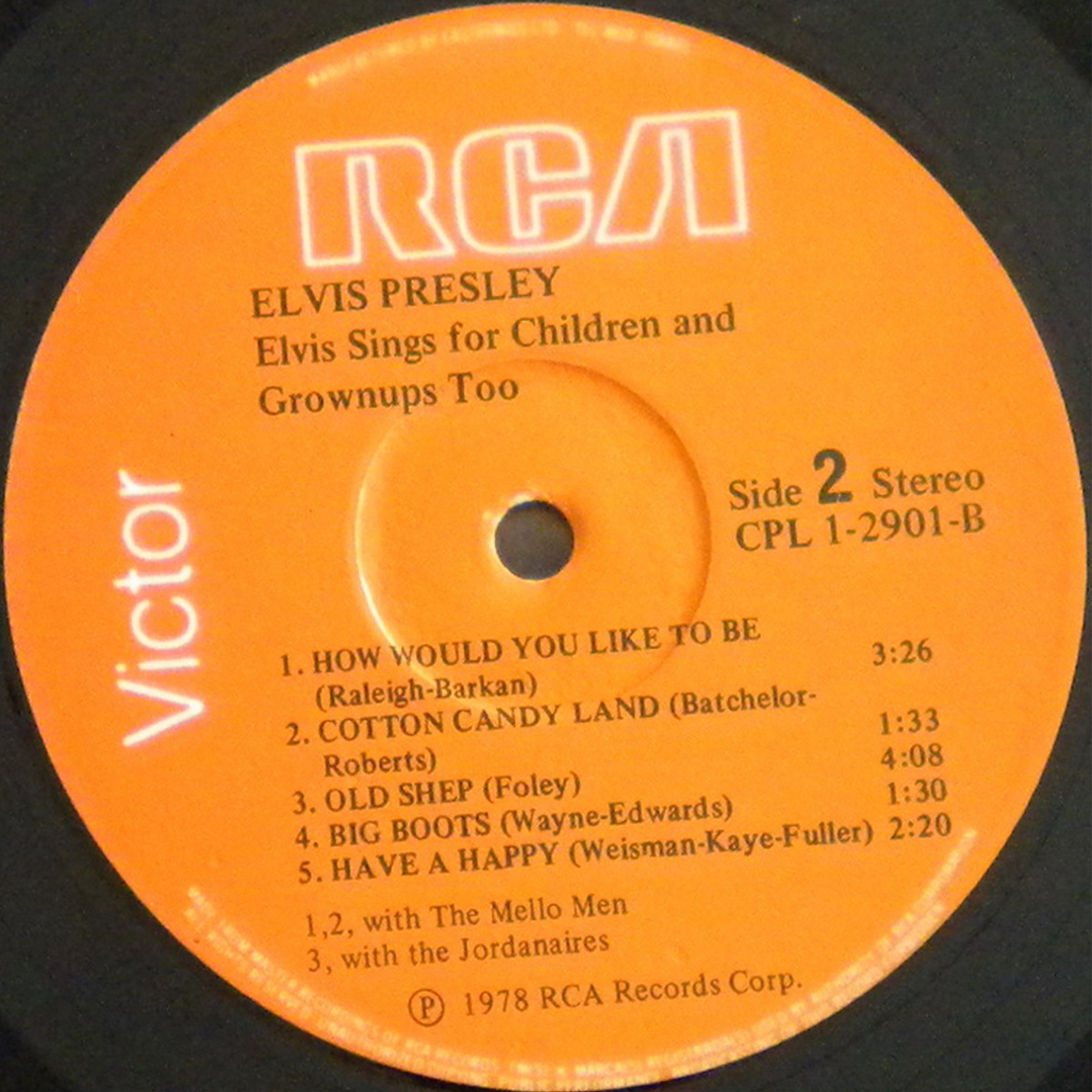 ELVIS SINGS FOR CHILDREN AND GROWNUPS TOO! Cpl1-2901d4zkkd
