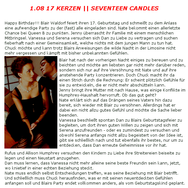 1x08 17 Kerzen || Seventeen Candles Demetrip2hu8b