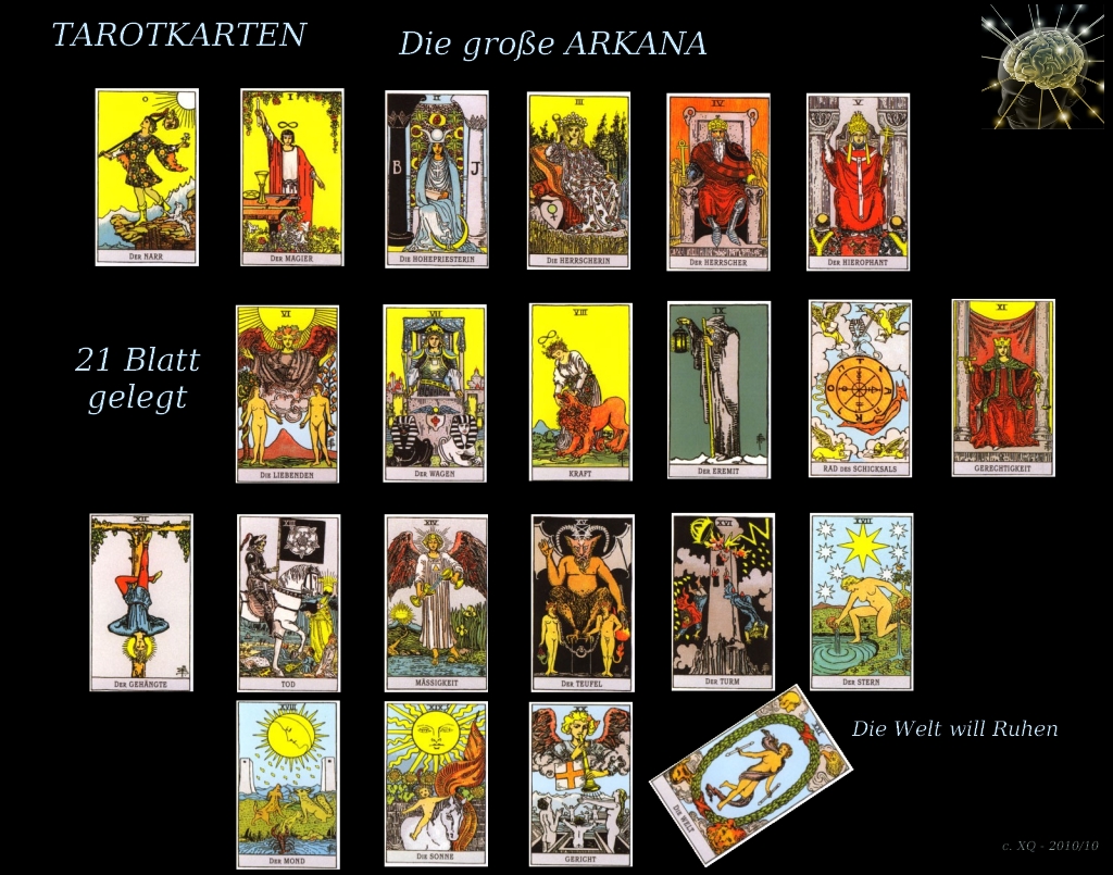 Die große Arkana - TAROT - Karten Diegroearkana-tarot-foxohi