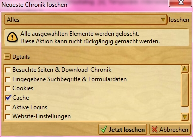 Erste Hilfe bei Problemen Firefox-chronik3r9x