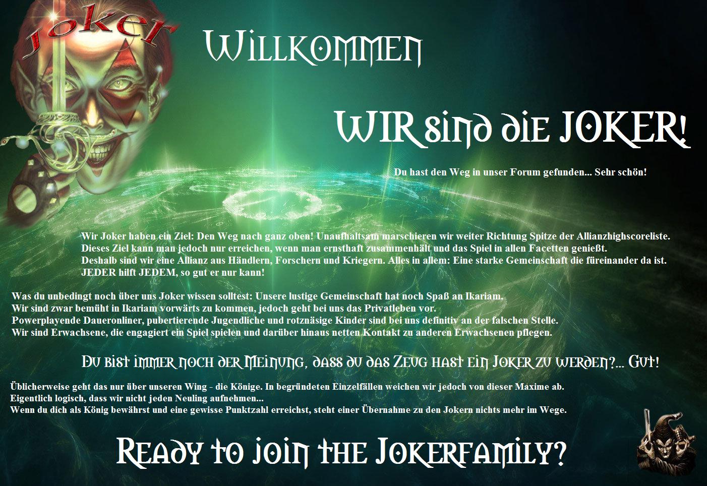 Wir sind die Joker! Jokerallianzvorstellun0qpt