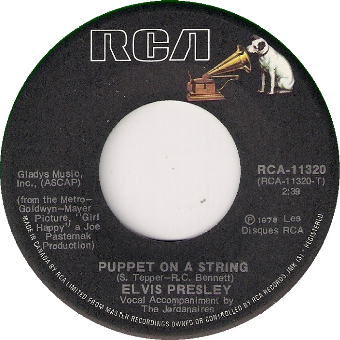 (Let Me Be Your) Teddy Bear / Puppet On A String Rca-11320-6a2q5k