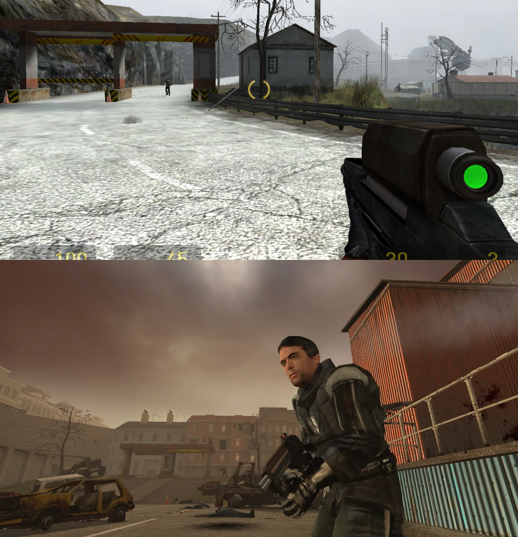 Half-Life 2 Leak vs. Half-Life 2 Aftermath Sadasddqrs