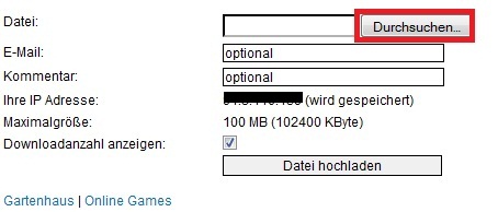 [HowTo] Daten hochladen Uploadtut172zt