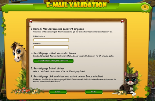 FAQ Email-Verifizierung Validierungczkrq