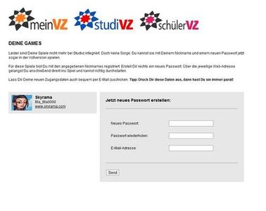 Accounts VZ-User Vzdatens2eh9