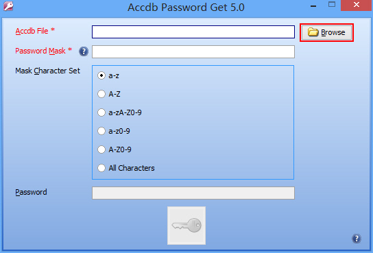 Accdb Password Get 5.0  Accdbpasswordget