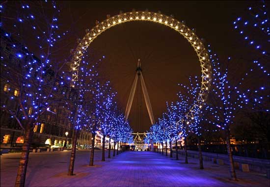 London Eye London-Eye-at-night