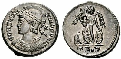 AE3 Constantinopolis VICTORIA - Treveris. 378193