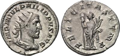 Antoniniano de Filipo I. FELICITAS TEMP. Roma 672443