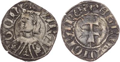 Dinero de Pedro IV de Aragón 1633749.m