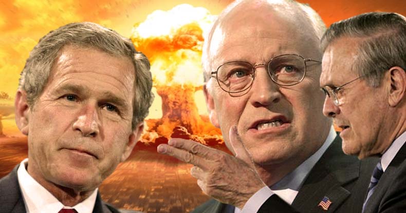 Declassified Memo Proves the Pentagon had ZERO Evidence of WMDs in Iraq Cheney-rumsfeld-bush