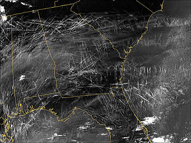 Forging Reality: The New Manhattan Chemtrail Project Information War Contrail-Clutter-over-Georgia