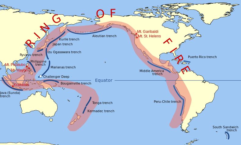 Enormous Earthquakes Hit Both Sides Of The Pacific And Experts Warn The San Andreas Could “Unzip All At Once” Ring-of-fire-activity
