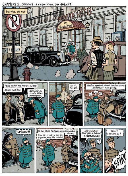 Spirou, le journal d'un ingénu (par Emile Bravo) Bravo-Spirou-page