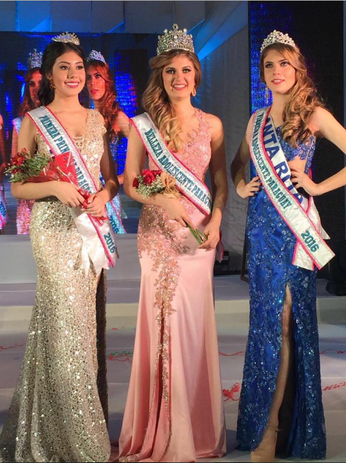 2016 l Belleza Adolescente Paraguay l 1st runner-up l Sahari Torres Belleza-adolscente-py2