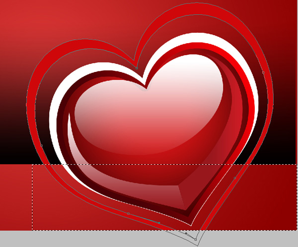 How to create waved Valentine background  31