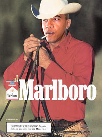 Iklan Dan film Yang Pernah Dibintangi presiden AS Obama Obama_smoke