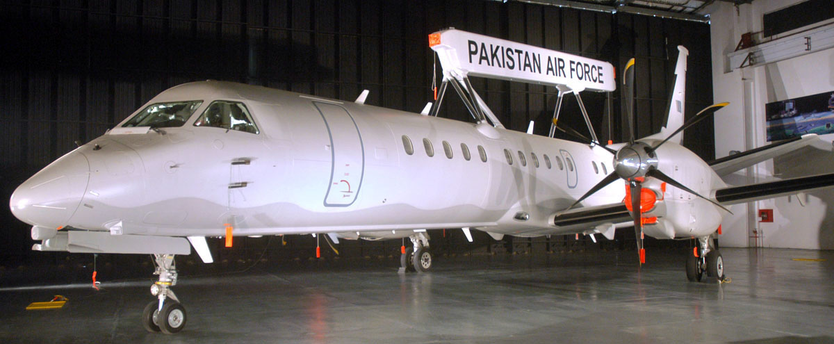 صور لأشهر انواع طائرات الأواكس الخاصة بالدول العالمية  Saab-2000-Pakistan-Air-Force-1