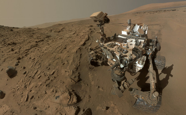 El Curiosity viaja por antiguos glaciares marcianos Selfy_Curiosity2_NASA_image671_405