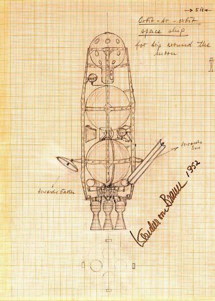 Le célèbre cas de Socorro (24 avril 1964) - Page 15 Wernher-von-braun-moon-rocket-5131e