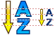 E-mail Icon Set Sorting_a-z