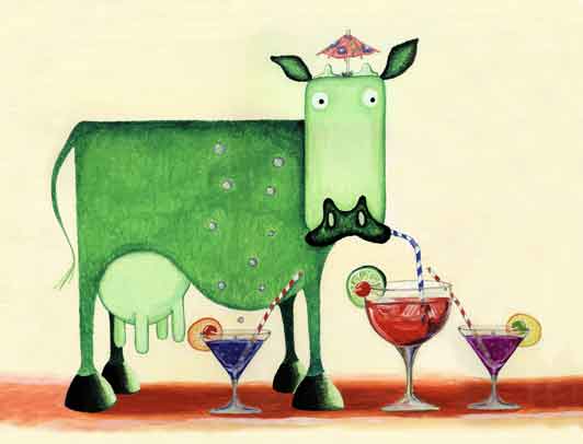 Happy B'Day Green CoW! Cocktailcow