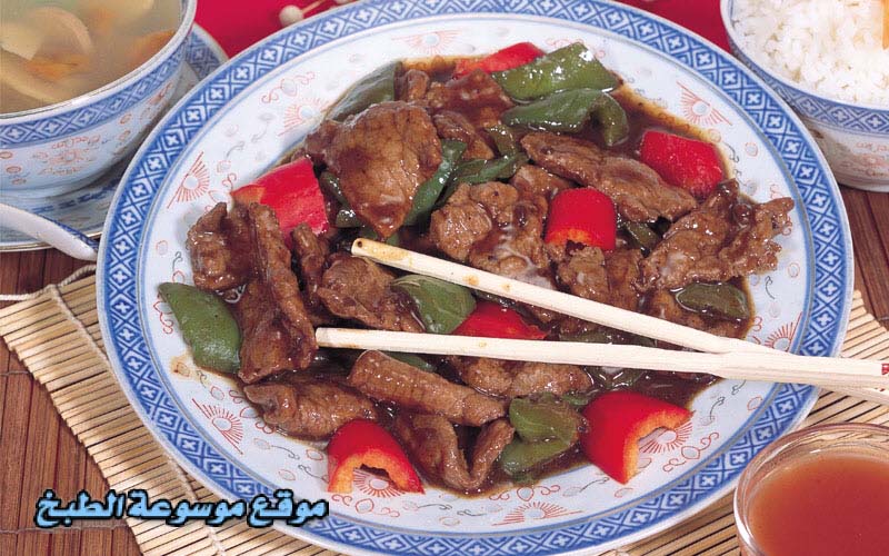 طريقة عمل لحم العجل مع الفلفل الأخضر والأحمر منتدى شباب عدن  Beef-with-green-pepper-and-red-cooking-and-recipes