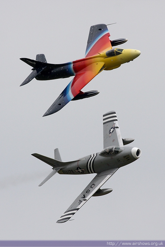 Duxford Air Show 2009 F86_hunter_1