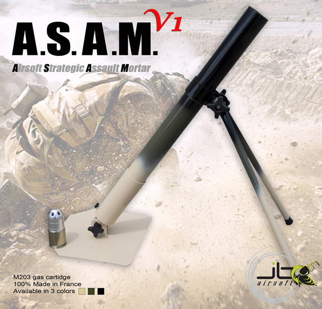 mortier airsoft enfin disponible Mortier-ASAM-V11