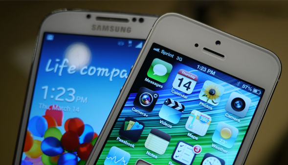 إحصائية: هواتف سامسونج الأكثر استخداماً للدخول إلى الإنترنت Apple-vs-samsung