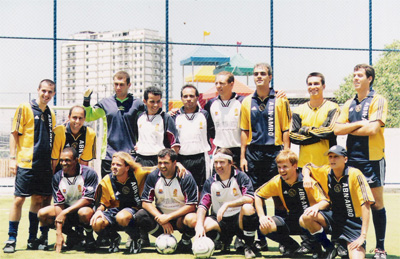 Globo Esporte faz matéria com Ajax do Aterro time que jogou com Iron Maiden em 2001 e ganhou! Iron2