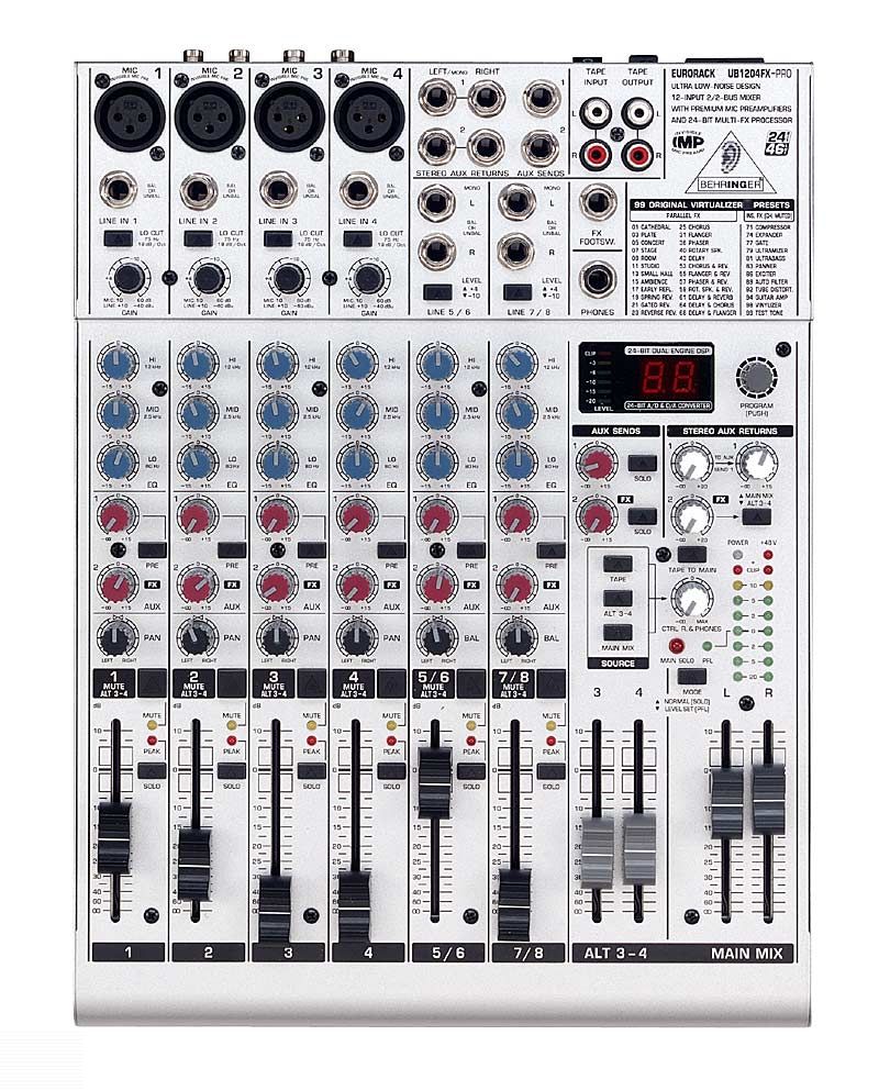 Mesas de som pequenas: opções e indicações 2071232330_76e74ff0_behringer_eurorack_ub1204fx_pro_s164393