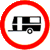 إشارات المرور التنظيمية Trailersprohibited