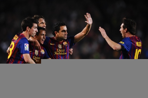 برشلونة يقلص الفارق إلى نقطة برباعية على خيتافي في الدوري الاسباني  20120410235732alarab_6178