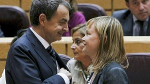 jesuita - El poder judicial en España es el ojo que todo lo ve jesuita y... El rey! Zapatero-y-pajin1-300x168