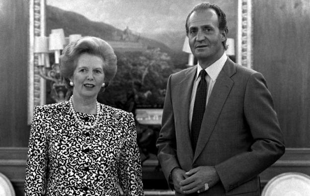 El rey dijo confidencialmente al embajador británico en 1983 que “España no quiere la devolución de Gibraltar” Rey-y-margaret