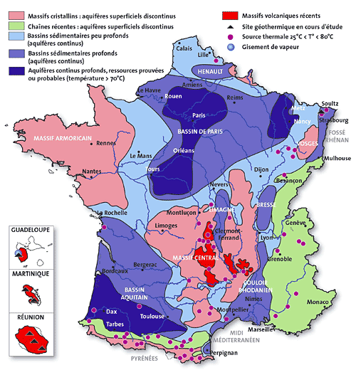 Le retour de la géothermie La-carte-geologique-geothermiques-en-france