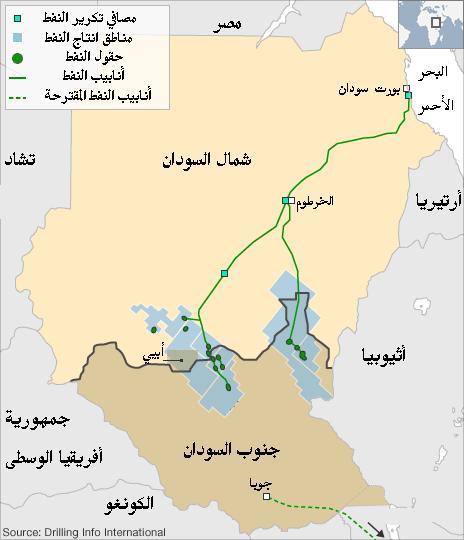  البشير: تلقينا مطالبات بالوحدة مع الجنوب  Map_sud_oil_464