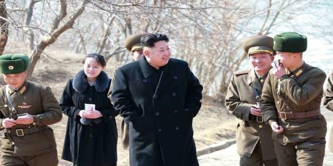 Leader Kim Jong raises his sister Ioio-660x330