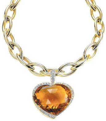 Di Modolo مجوهرات Citrine-pendant